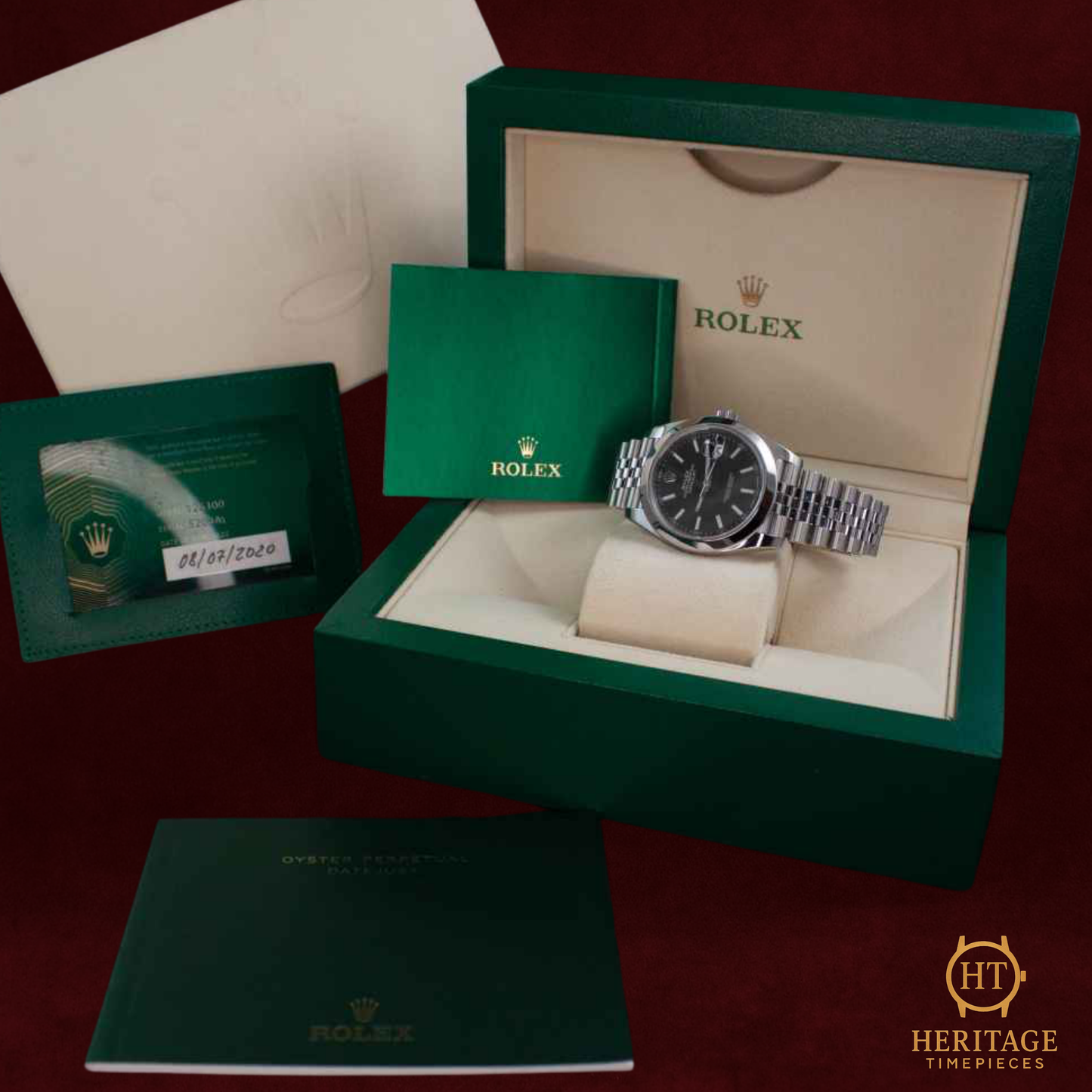 Rolex Datejust 41 ‘Black Dial – Stainless Steel’ – Reference 126300 (2020)