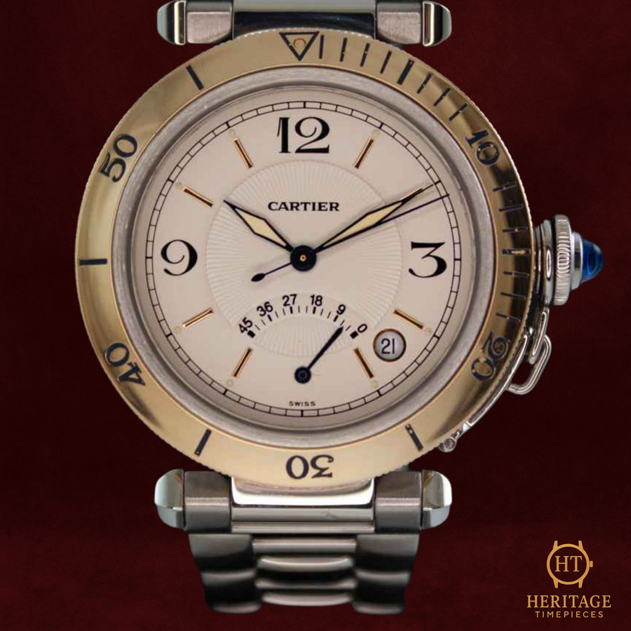 Cartier Pasha Power Reserve ‘Steel & Gold – Silver Dial’ – Reference 1033 (1995) RE