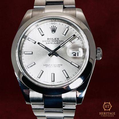 Rolex Datejust 41 'Silver Dial' – Reference 126300 (2018)