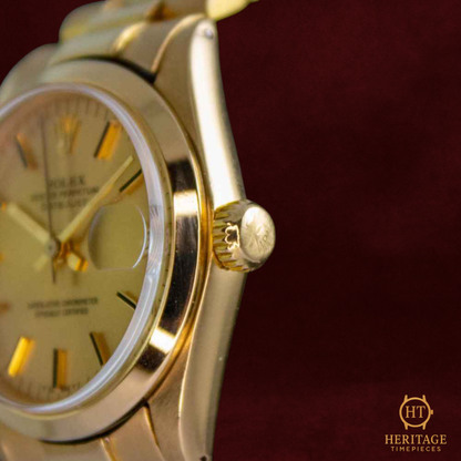 Rolex Datejust 31 ‘Gold Dial – Yellow Gold’ – Reference 6824 (1973)