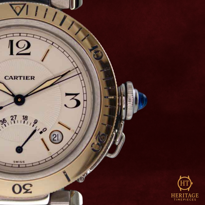Cartier Pasha Power Reserve ‘Steel & Gold – Silver Dial’ – Reference 1033 (1995)