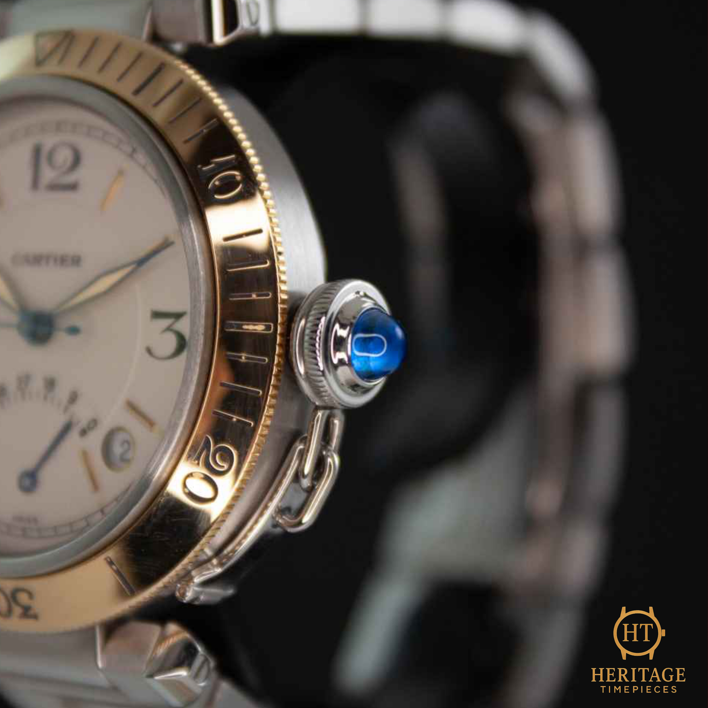 Cartier Pasha Power Reserve ‘Steel & Gold – Silver Dial’ – Reference 1033 (1995)