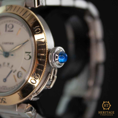 Cartier Pasha Power Reserve ‘Steel & Gold – Silver Dial’ – Reference 1033 (1995)