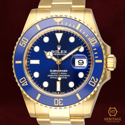 Rolex Submariner Date ‘Blue Dial & Bezel – Yellow Gold’ – Reference 126618LB (2020)