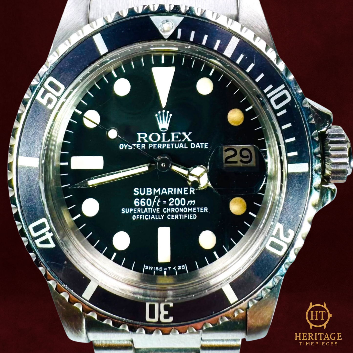 Vintage Rolex Submariner Matte Dial – Reference 1680 (1977)