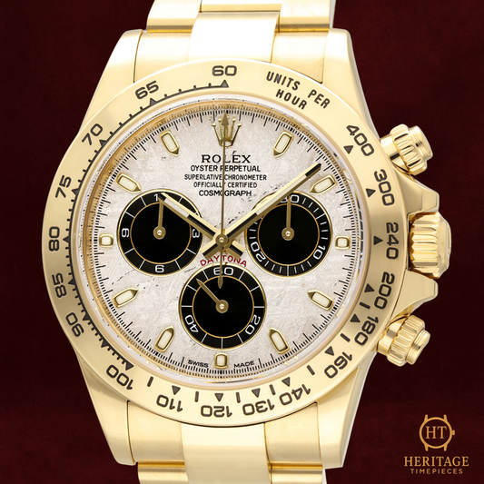 Rolex Daytona ’Yellow Gold Meteorite Dial Chronograph’ – Reference 116508 (2022)