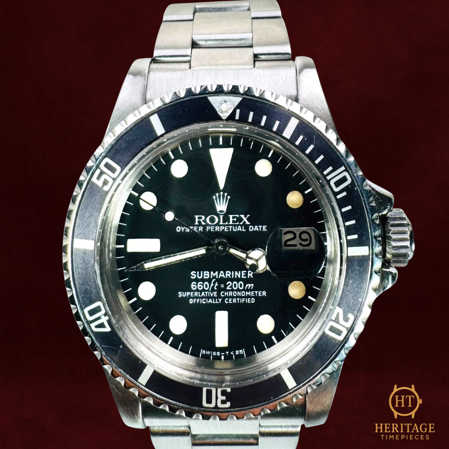 Vintage Rolex Submariner Matte Dial – Reference 1680 (1977)