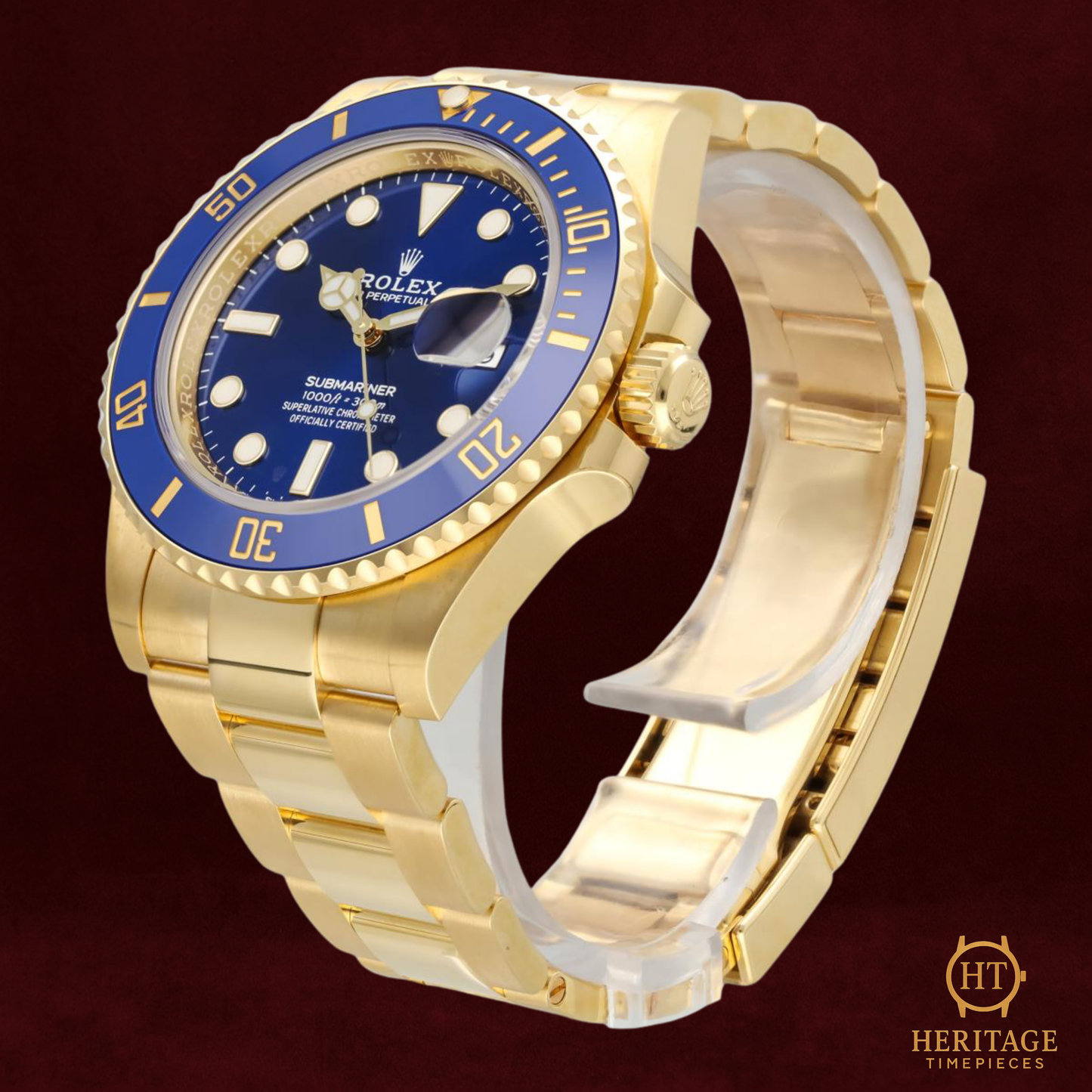 Rolex Submariner Date ‘Blue Dial & Bezel – Yellow Gold’ – Reference 126618LB (2020)