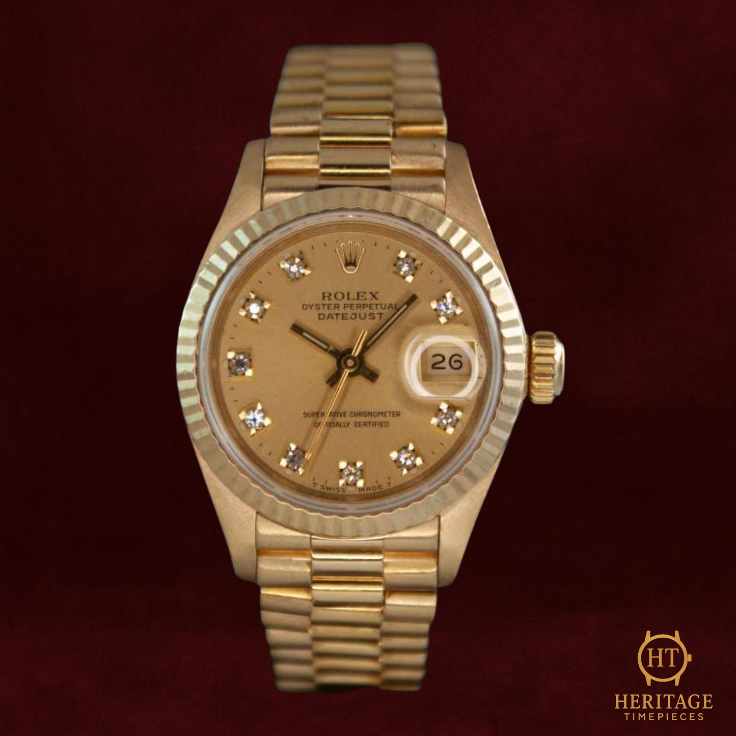 Rolex Lady-Datejust ‘Yellow Gold – Champagne Dial’ – Reference 69178 (1991)