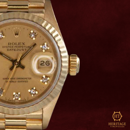 Rolex Lady-Datejust ‘Yellow Gold – Champagne Dial’ – Reference 69178 (1991)