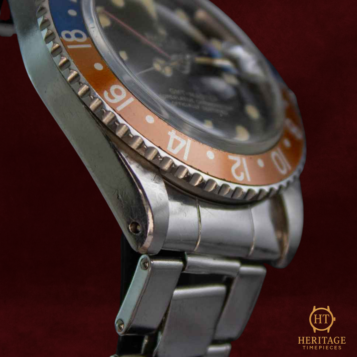 Rolex GMT-Master ‘Pepsi Bezel – Gilt Dial’ – Reference 1675 (1965)
