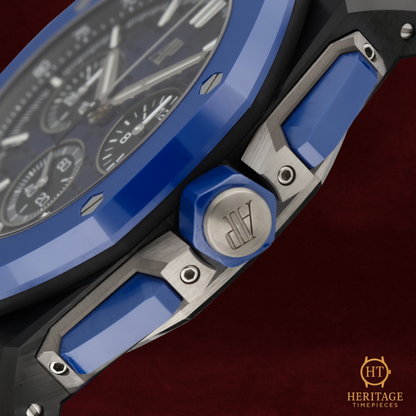 Audemars Piguet Royal Oak Offshore ‘Blue Dial – Black Ceramic’ – Reference 26420CE.OO.A043VE.01