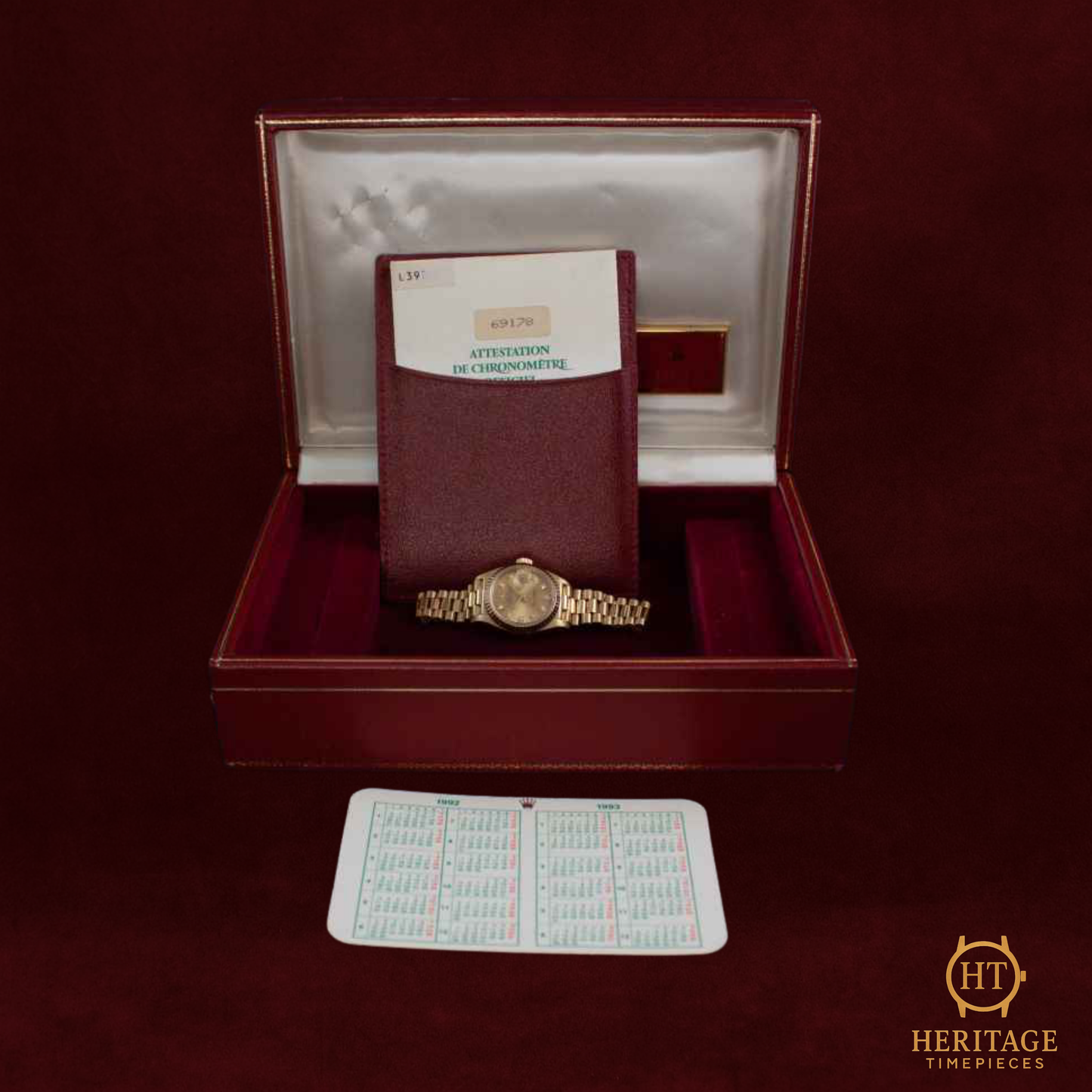 Rolex Lady-Datejust ‘Yellow Gold – Champagne Dial’ – Reference 69178 (1991)