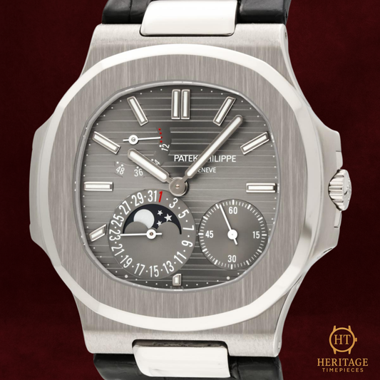 Patek Philippe Nautilus ’White Gold Moonphase’ – Reference 5712G-001