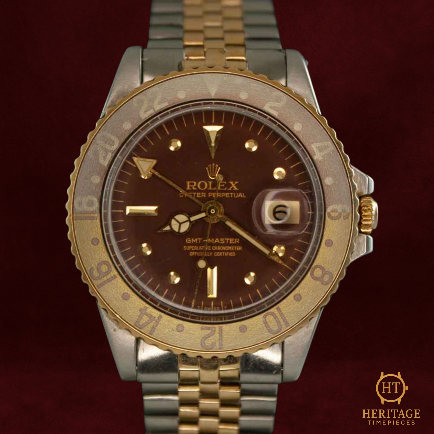 Rolex GMT-Master ‘Root Beer – Steel & Yellow Gold’ – Reference 1675 (1970)
