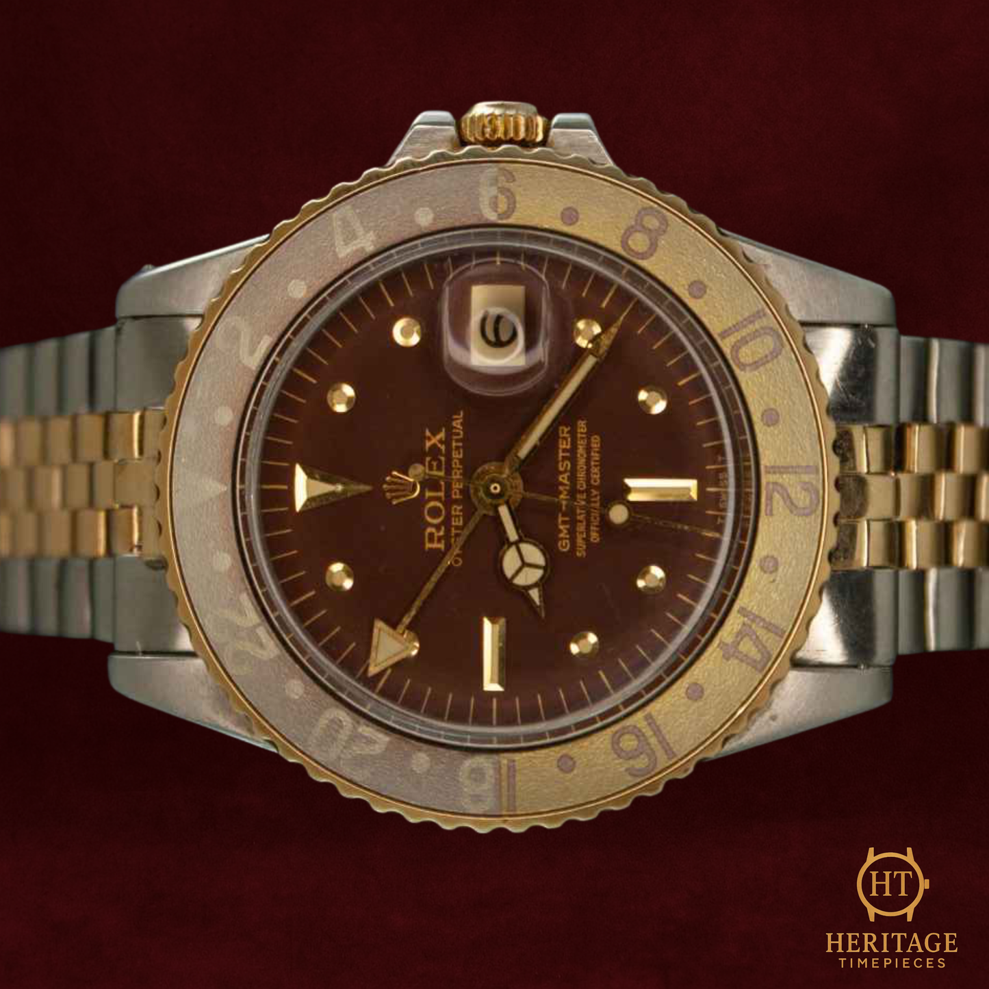 Rolex GMT-Master ‘Root Beer – Steel & Yellow Gold’ – Reference 1675 (1970)