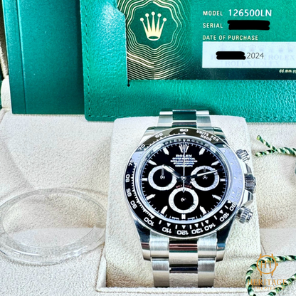 Rolex Black Daytona - Reference 126500 (2024)