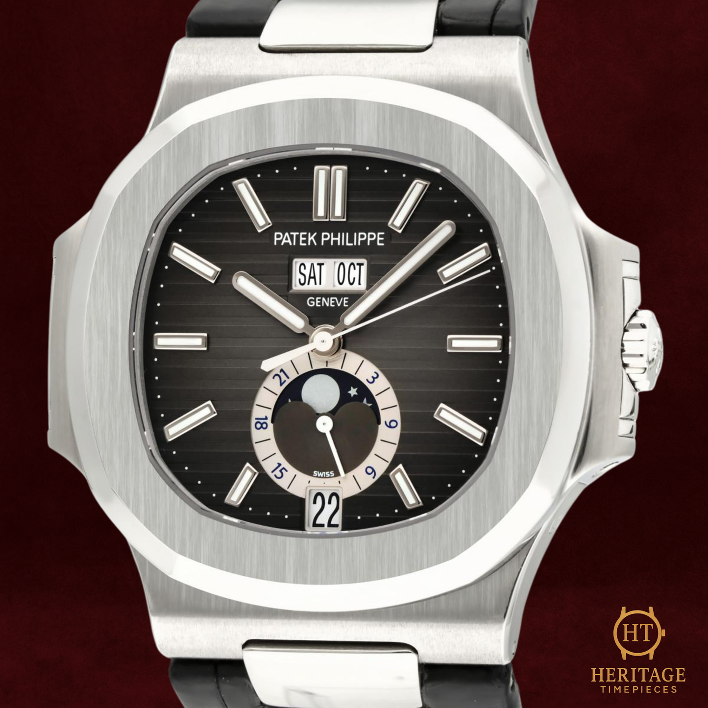 Patek Philippe Nautilus ’Annual Calendar Moonphase’ – Reference 5726A-001