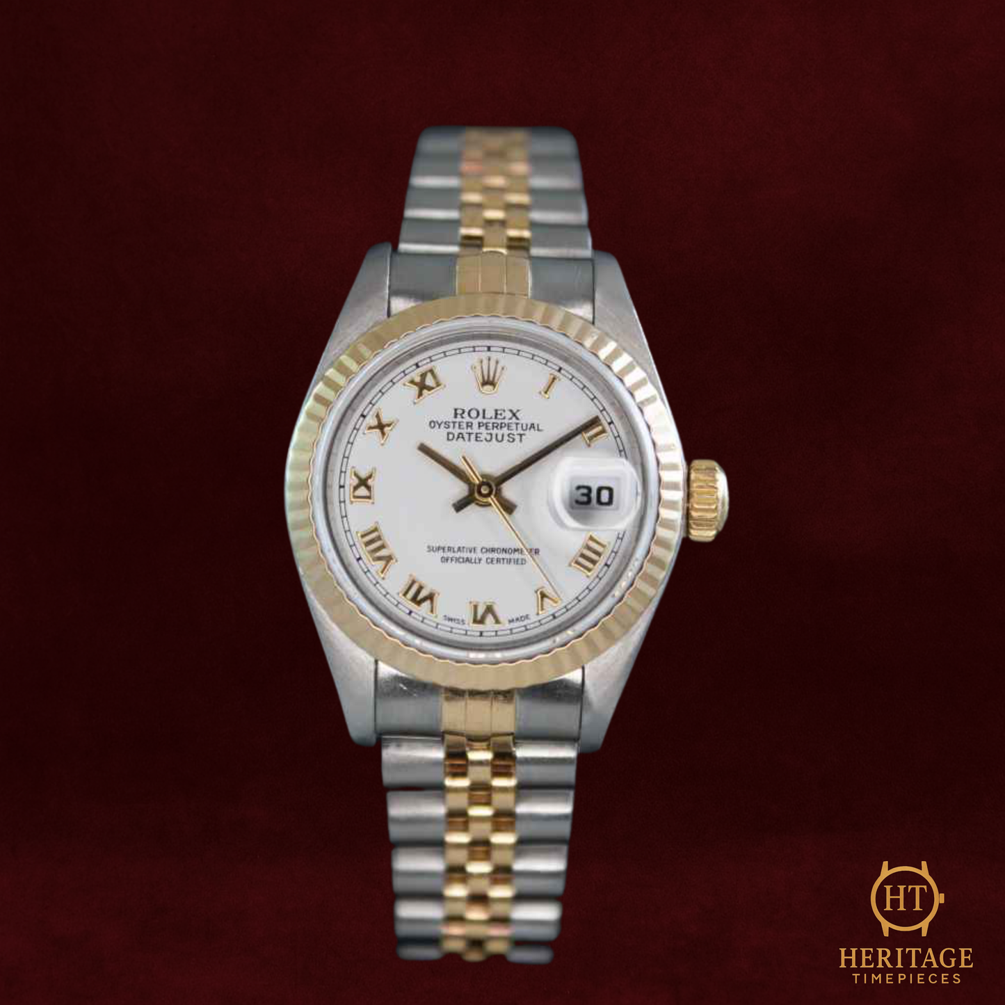 Rolex Lady-Datejust ‘Steel & Yellow Gold – White Dial’ – Reference 79163 (1999)