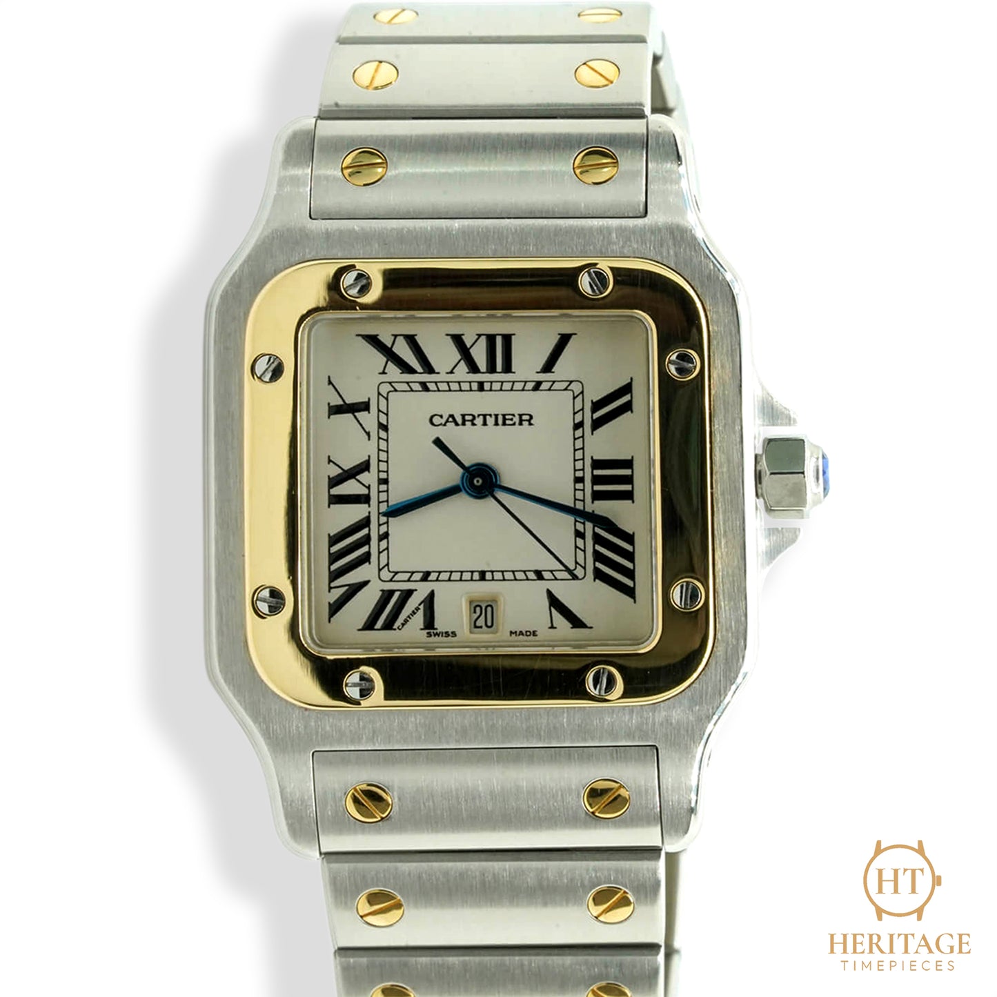 Cartier Santos Galbée (c. 2000) Ref W20011C4 PW