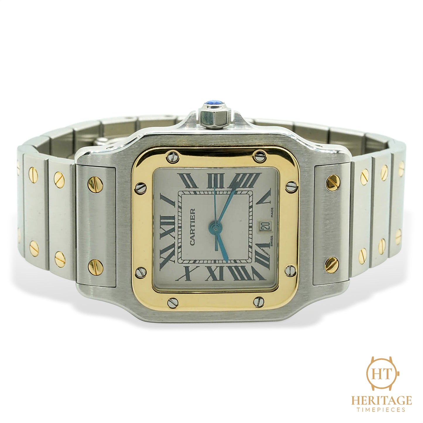 Cartier Santos Galbée (c. 2000) Ref W20011C4 PW