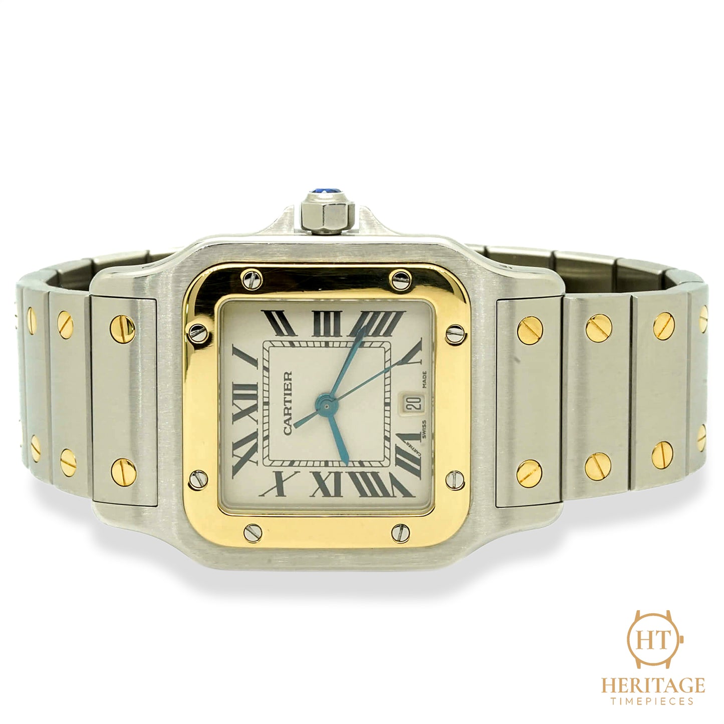Cartier Santos Galbée (c. 2000) Ref W20011C4 PW