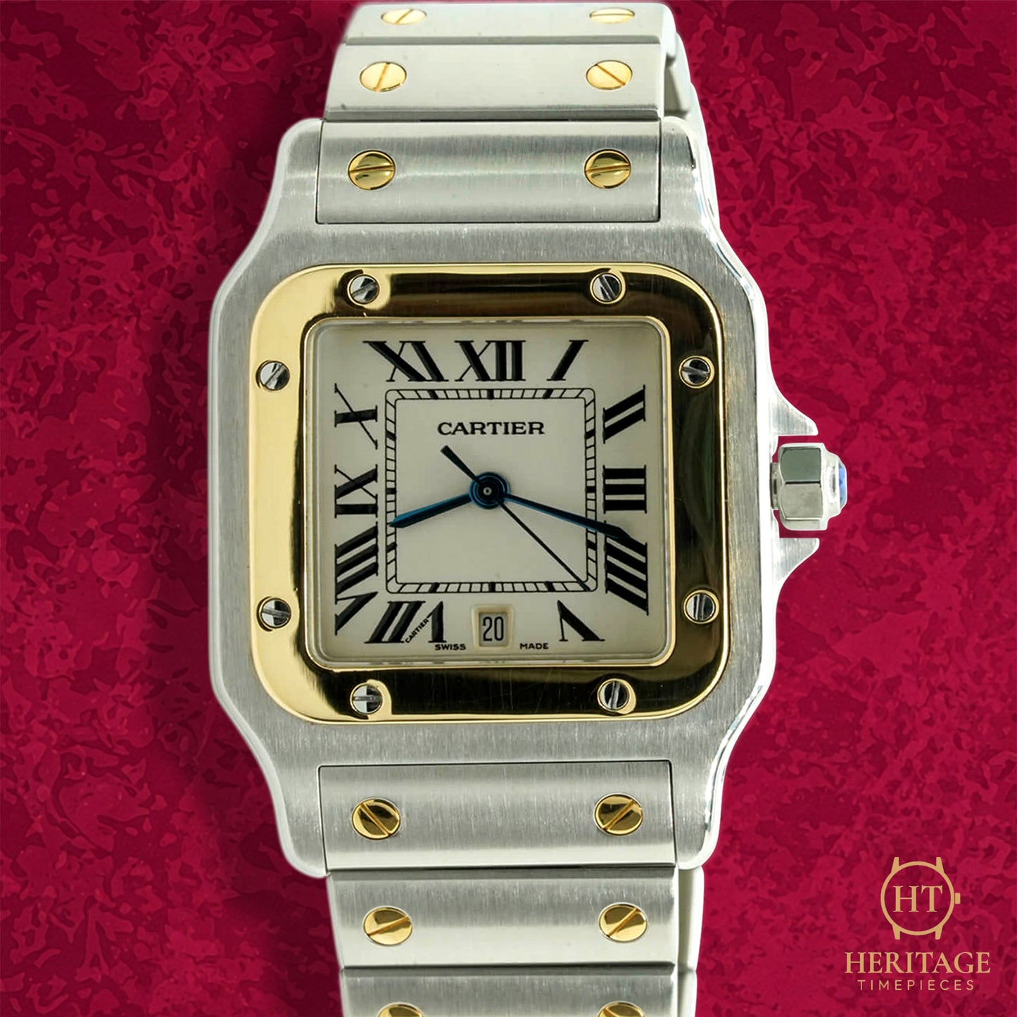 Cartier Santos Galbée (c. 2000) Ref W20011C4 PW