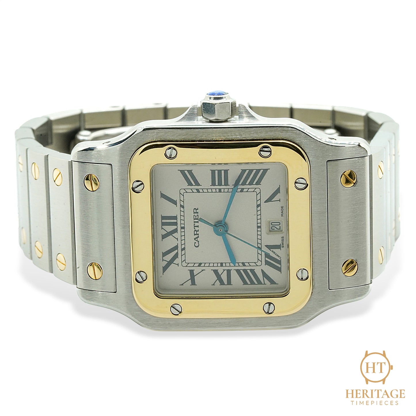 Cartier Santos Galbée (c. 2000) Ref W20011C4 PW