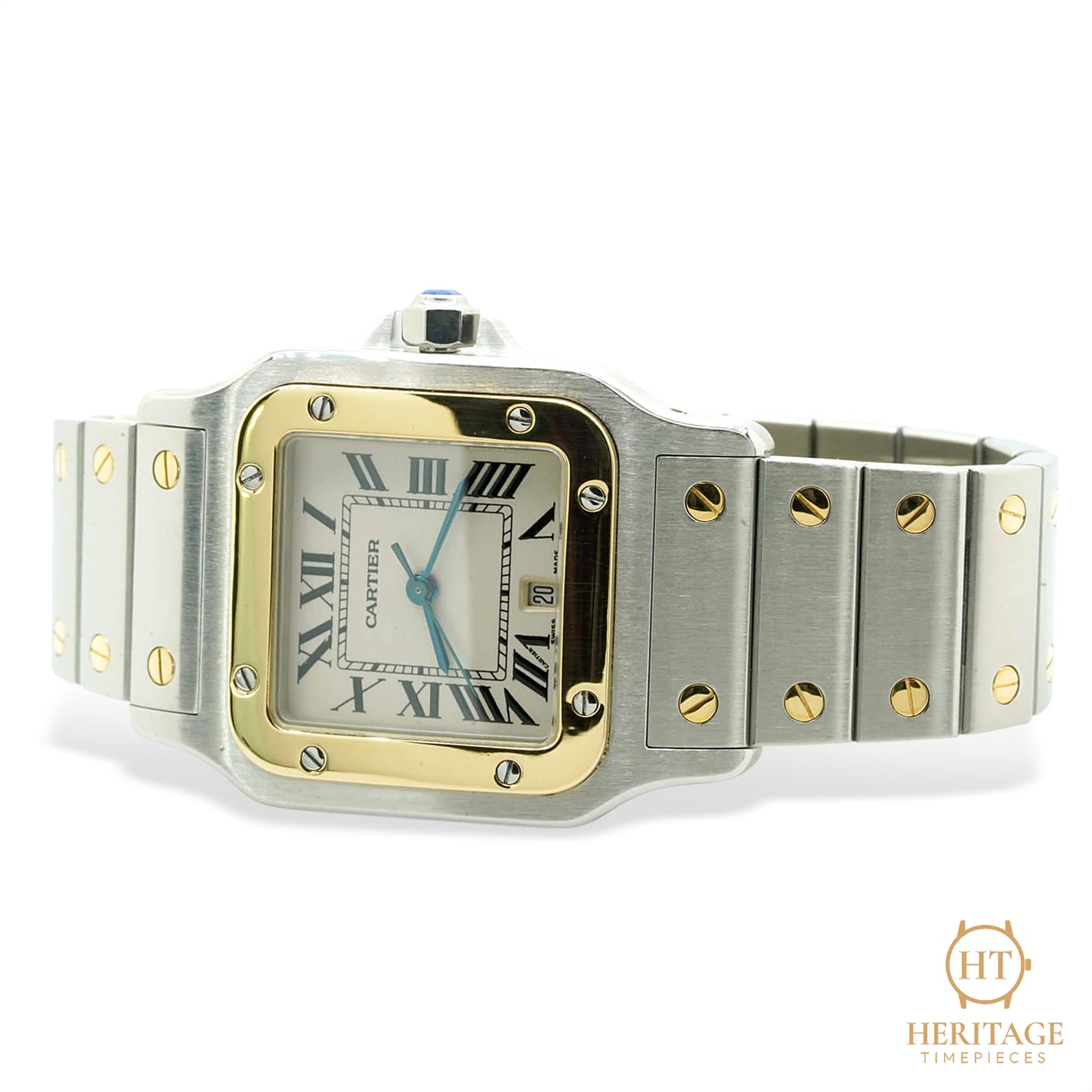 Cartier Santos Galbée (c. 2000) Ref W20011C4 PW
