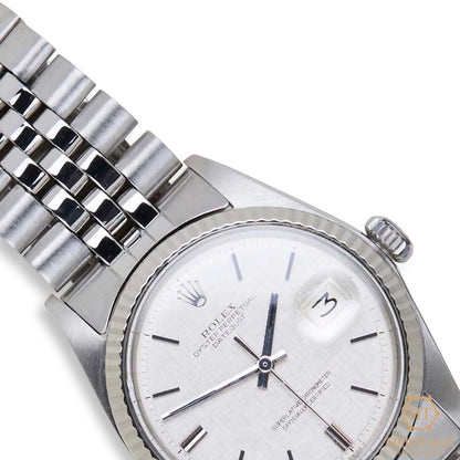 Rolex Datejust 36 ´Silver Linen Dial - No Lume´ ST