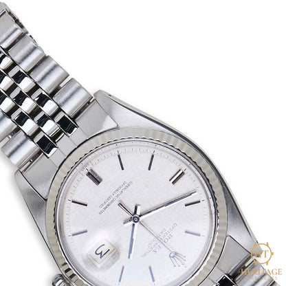 Rolex Datejust 36 ´Silver Linen Dial - No Lume´ ST