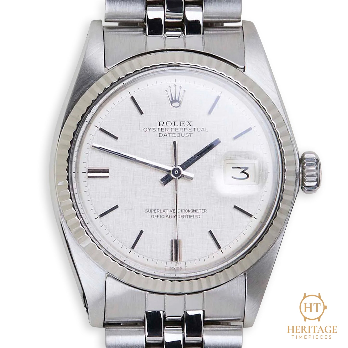 Rolex Datejust 36 ´Silver Linen Dial - No Lume´ ST