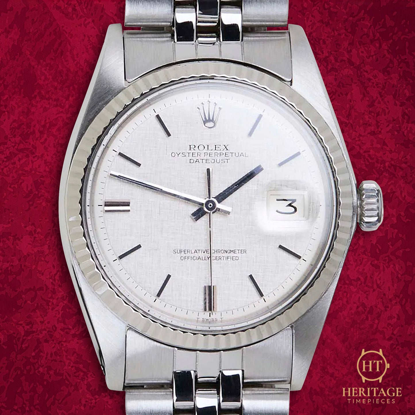 Rolex Datejust 36 ´Silver Linen Dial - No Lume´ ST