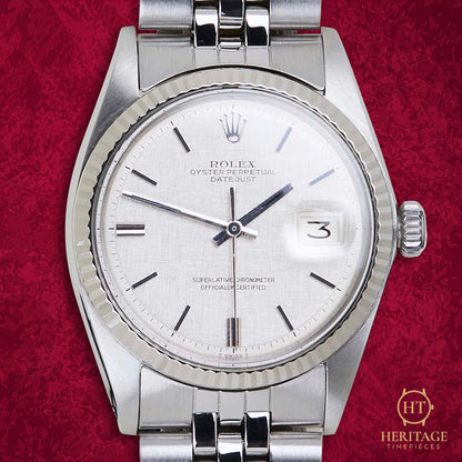 Rolex Datejust 36 ´Silver Linen Dial - No Lume´ ST