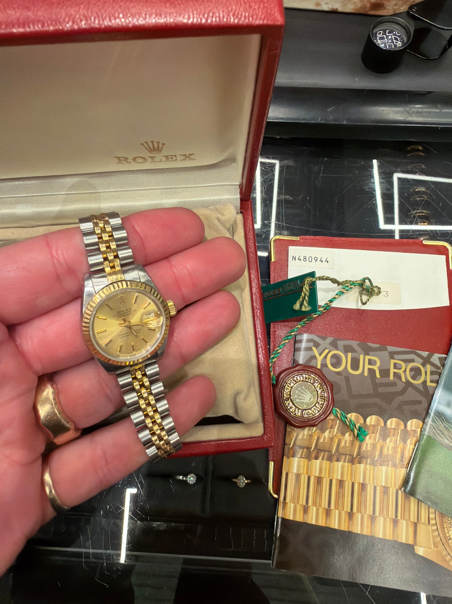 Rolex Lady Datejust 26 mm – Steel & Yellow Gold
Reference 69173 | Circa 1989
