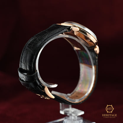 Omega “Honeycomb Dial” – Reference 2709 (c. 1954, Calibre 354 Automatic, 18 kt Rose Gold)