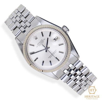 Rolex Datejust 36 'Silver No Lume Sigma Dial' (c.1973) Ref 1601 ST
