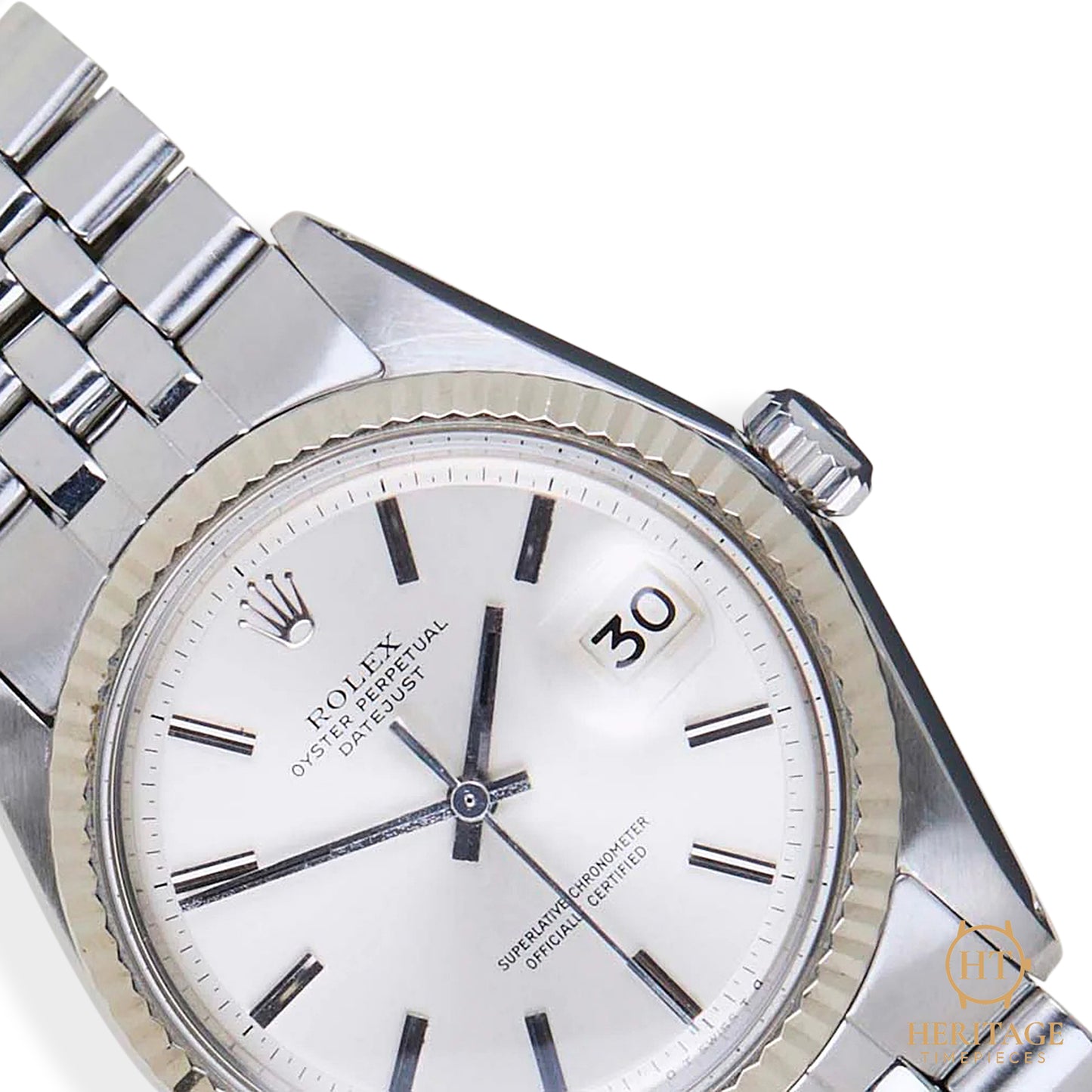 Rolex Datejust 36 'Silver No Lume Sigma Dial' (c.1973) Ref 1601 ST
