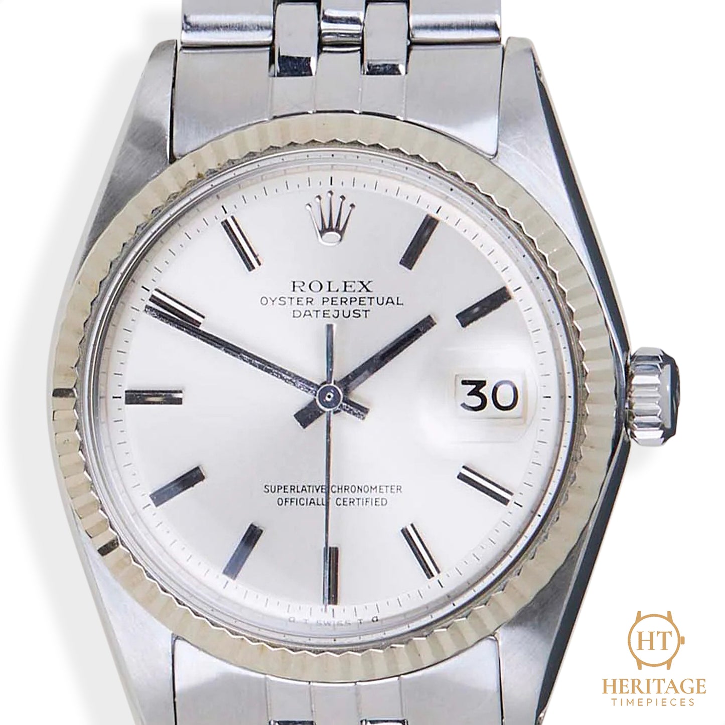 Rolex Datejust 36 'Silver No Lume Sigma Dial' (c.1973) Ref 1601 ST