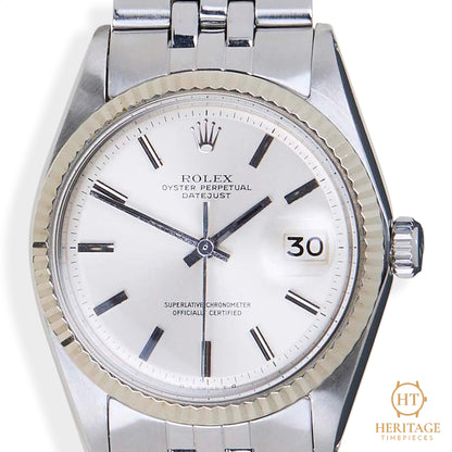 Rolex Datejust 36 'Silver No Lume Sigma Dial' (c.1973) Ref 1601 ST