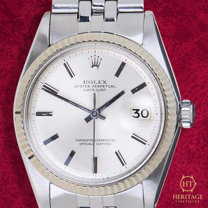 Rolex Datejust 36 'Silver No Lume Sigma Dial' (c.1973) Ref 1601 ST