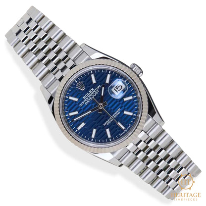Rolex Datejust 36 'Motif dial' (2022) Ref 126234 NS