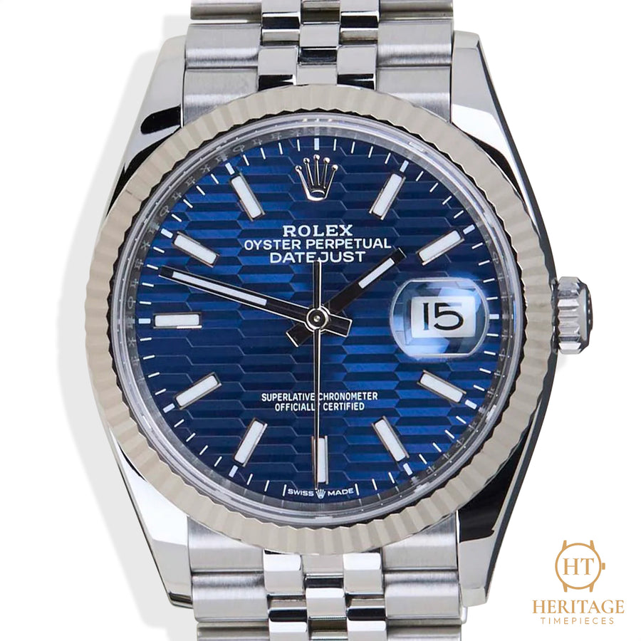 Rolex Datejust 36 'Motif dial' (2022) Ref 126234 NS