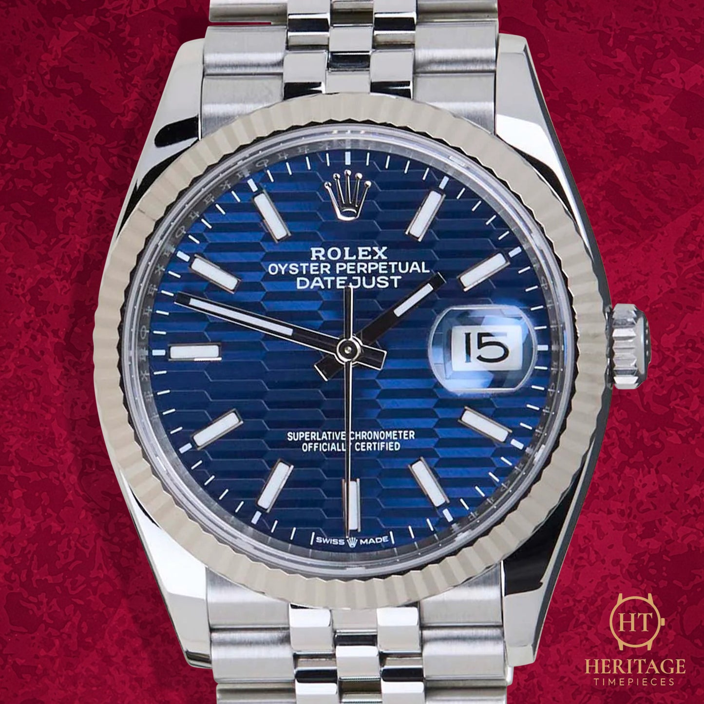 Rolex Datejust 36 'Motif dial' (2022) Ref 126234 NS