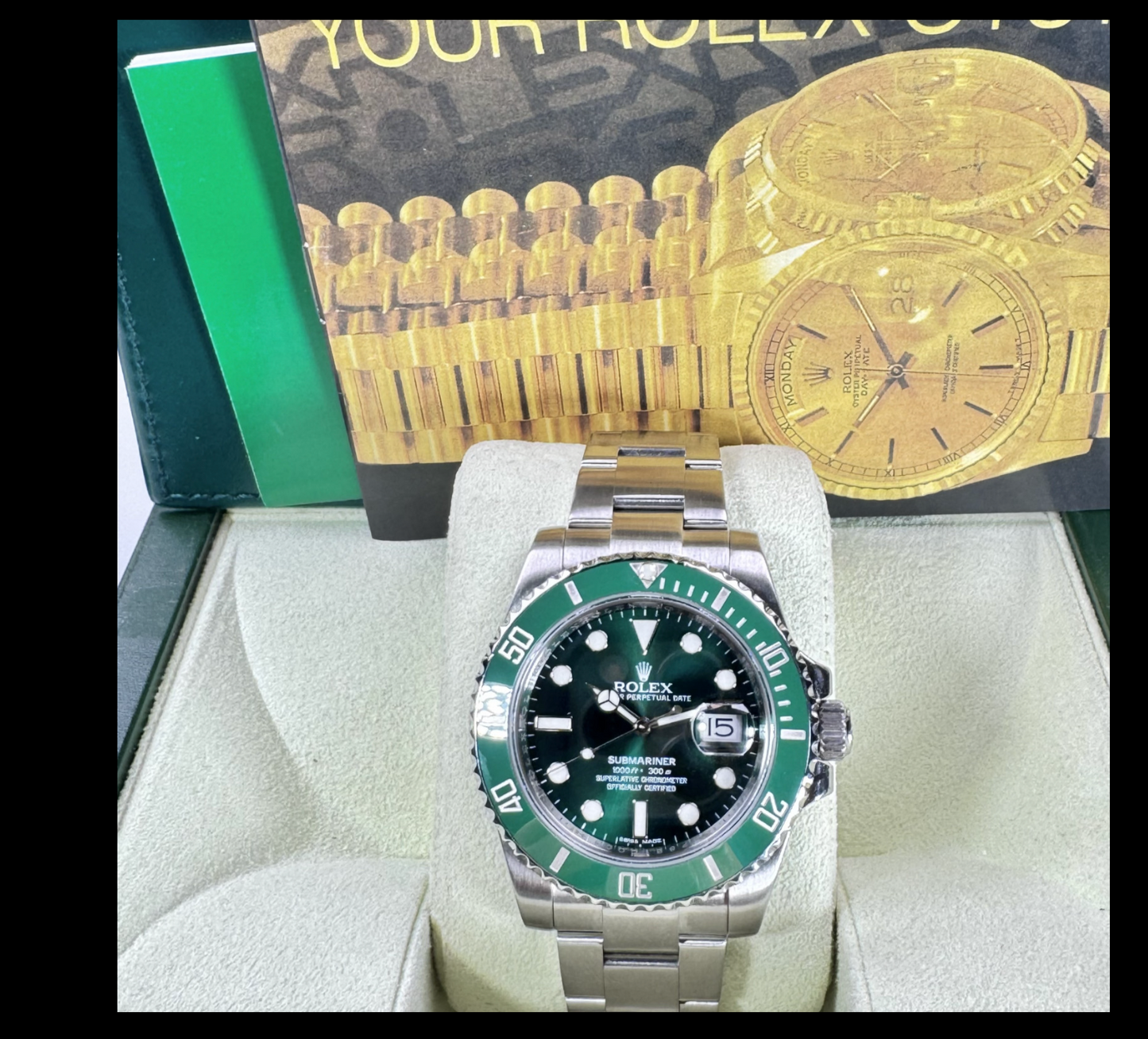 Rolex Submariner 116610LV “Hulk” – 40 mm (2015)