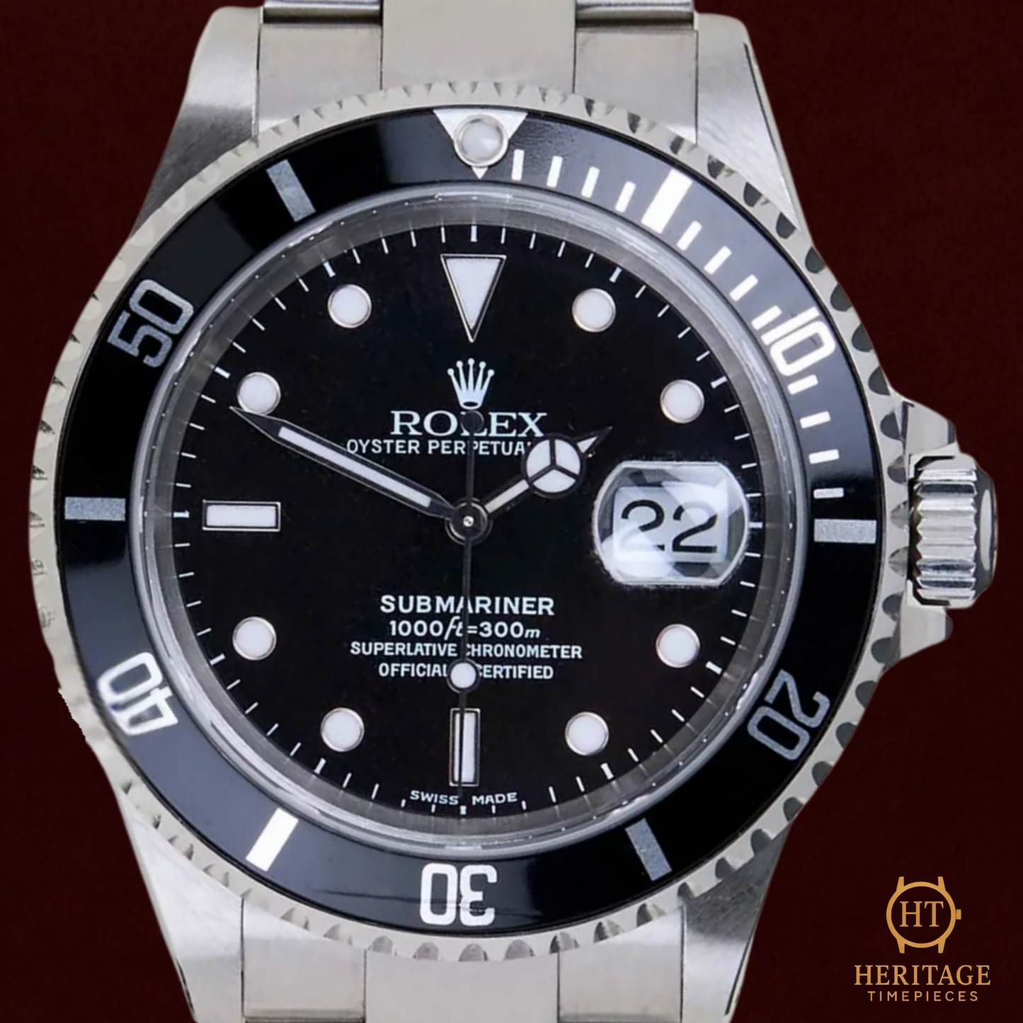 Rolex Submariner Date 'Black Dial' - Reference 16610 (2002) HE